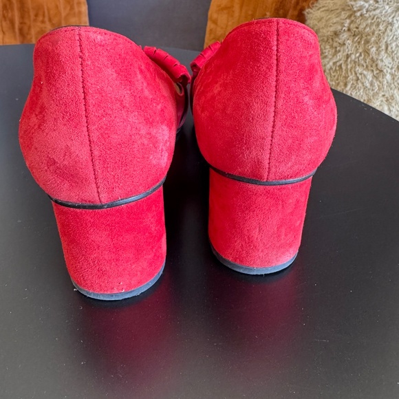 COPY - Authentic Gucci Marmont / Double G suede mid heel pumps size 40.5 - Picture 5 of 8